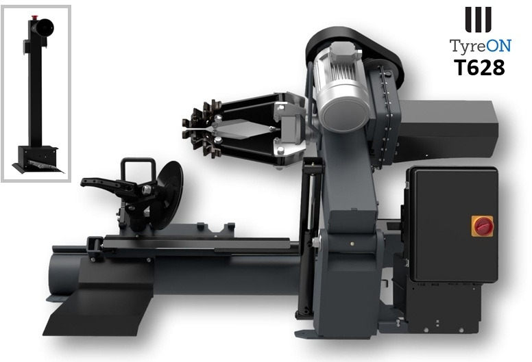 T628 truck tyre changer 28 inches - Tyrewidth uo to 85 cm - 5 clamping positions on jaw - 2 mounting speeds - Driving power 2.6 - 3.2 kW - Equipamento para oficina: foto 1 T628 truck tyre changer 28 inches - Tyrewidth uo to 85 cm - 5 clamping positions on jaw - 2 mounting speeds - Driving power 2.6 - 3.2 kW - Equipamento para oficina: foto 1
