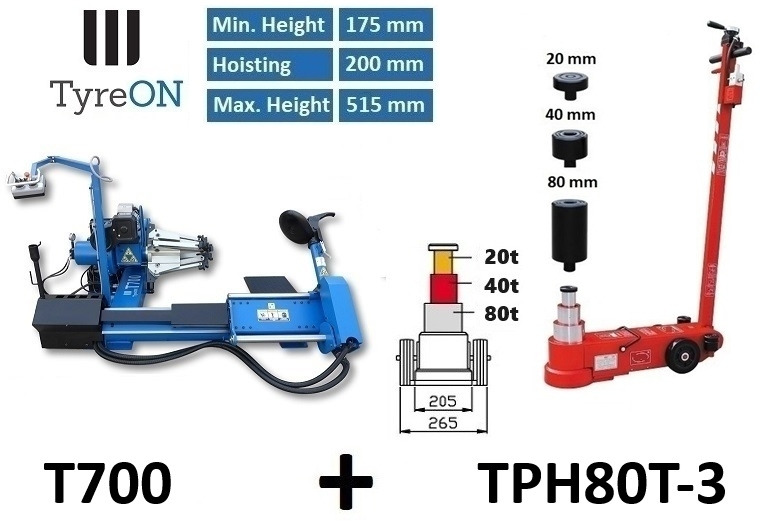 T700 + TPH80T-3 - Equipamento para oficina: foto 1 T700 + TPH80T-3 - Equipamento para oficina: foto 1