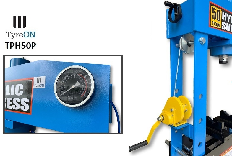Equipamento para oficina TPH50P Workshop press pneumatic hydraulic 50T: foto 6