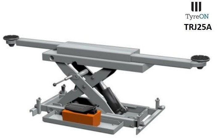 TRJ25A air-hydraulic rolling axle jack 2.5T- Height adjustable adapters - Equipamento para oficina: foto 1 TRJ25A air-hydraulic rolling axle jack 2.5T- Height adjustable adapters - Equipamento para oficina: foto 1