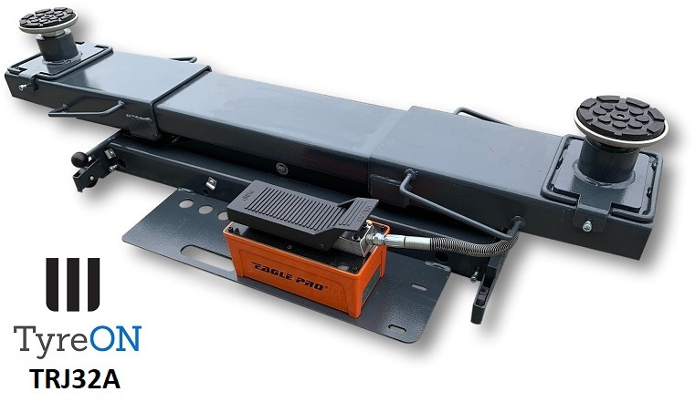 TRJ32A air hydraulic rolling jack 3.2T- Height adjustable adapters - Equipamento para oficina: foto 1 TRJ32A air hydraulic rolling jack 3.2T- Height adjustable adapters - Equipamento para oficina: foto 1