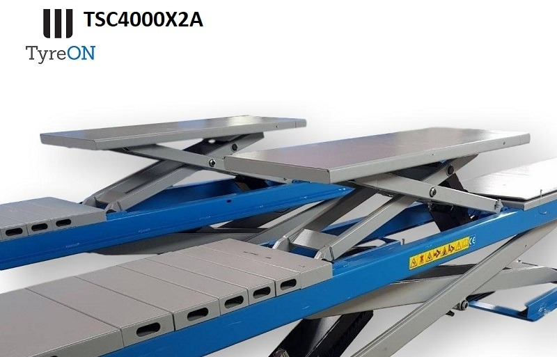 TSC4000X2A Alignment scissor lift - On floor - Free wheel lifting system - 4.8 m lightened runways - 4T - Mounted on the floor - Equipamento para oficina: foto 5 TSC4000X2A Alignment scissor lift - On floor - Free wheel lifting system - 4.8 m lightened runways - 4T - Mounted on the floor - Equipamento para oficina: foto 5