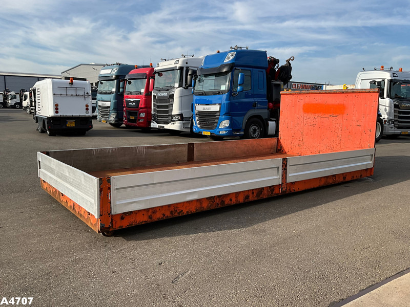 Camião transportador de contêineres/ Caixa móvel Container flatbed met zijborden: foto 6