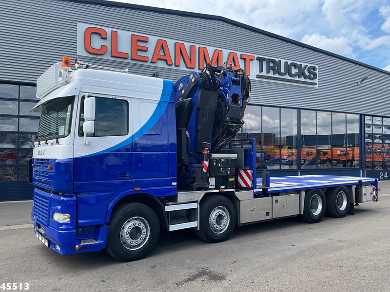 DAF FAD 95 XF 480 8x4 Effer 85 Tonmeter laadkraan + Fly-Jib (Bj. 2012) - Camião grua: foto 2 DAF FAD 95 XF 480 8x4 Effer 85 Tonmeter laadkraan + Fly-Jib (Bj. 2012) - Camião grua: foto 2