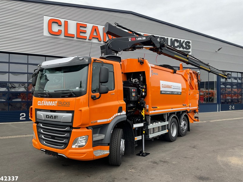 DAF FAN CF 340 Hiab 23 Tonmeter laadkraan - Caminhão de lixo: foto 1 DAF FAN CF 340 Hiab 23 Tonmeter laadkraan - Caminhão de lixo: foto 1