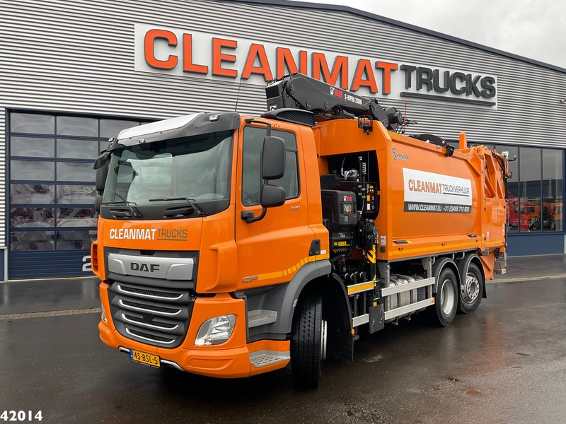 DAF FAN CF 340 Hiab 23 ton/meter laadkraan Welvaarts weighing system - Caminhão de lixo: foto 2 DAF FAN CF 340 Hiab 23 ton/meter laadkraan Welvaarts weighing system - Caminhão de lixo: foto 2