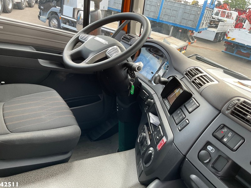 Camião polibenne, Camião grua DAF FAN CF 430 HMF 23 Tonmeter laadkraan: foto 13