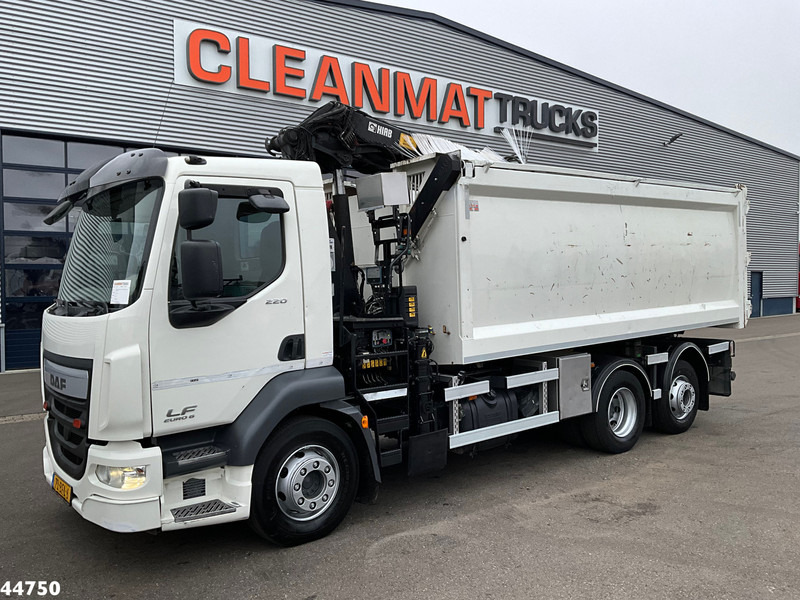 DAF FAN LF 220 Euro 6 Hiab 11 Tonmeter laadkraan Just 166.649 Km! - Camião basculante, Camião grua: foto 2 DAF FAN LF 220 Euro 6 Hiab 11 Tonmeter laadkraan Just 166.649 Km! - Camião basculante, Camião grua: foto 2
