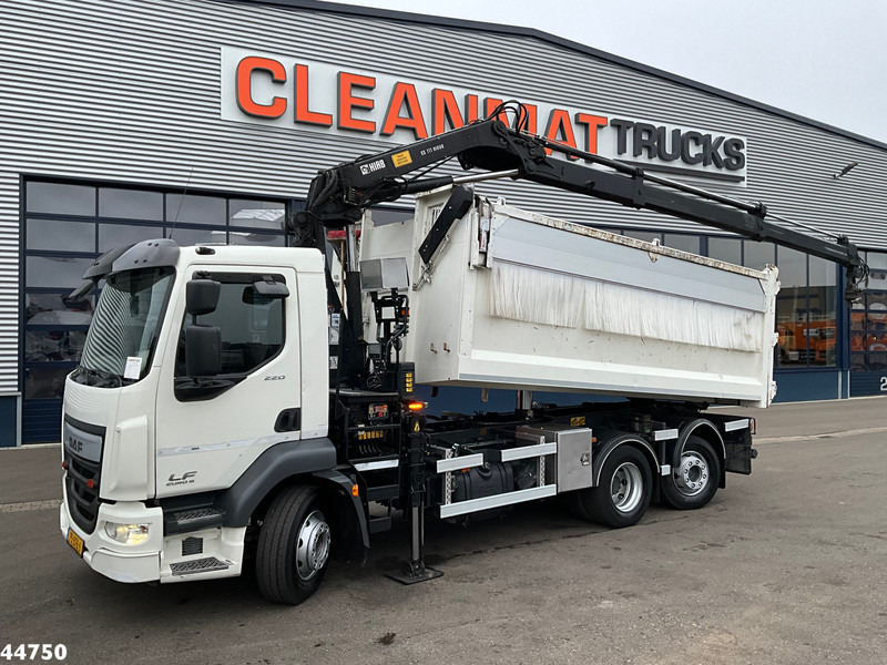 DAF FAN LF 220 Euro 6 Hiab 11 Tonmeter laadkraan Just 166.649 Km! - Camião basculante, Camião grua: foto 1 DAF FAN LF 220 Euro 6 Hiab 11 Tonmeter laadkraan Just 166.649 Km! - Camião basculante, Camião grua: foto 1