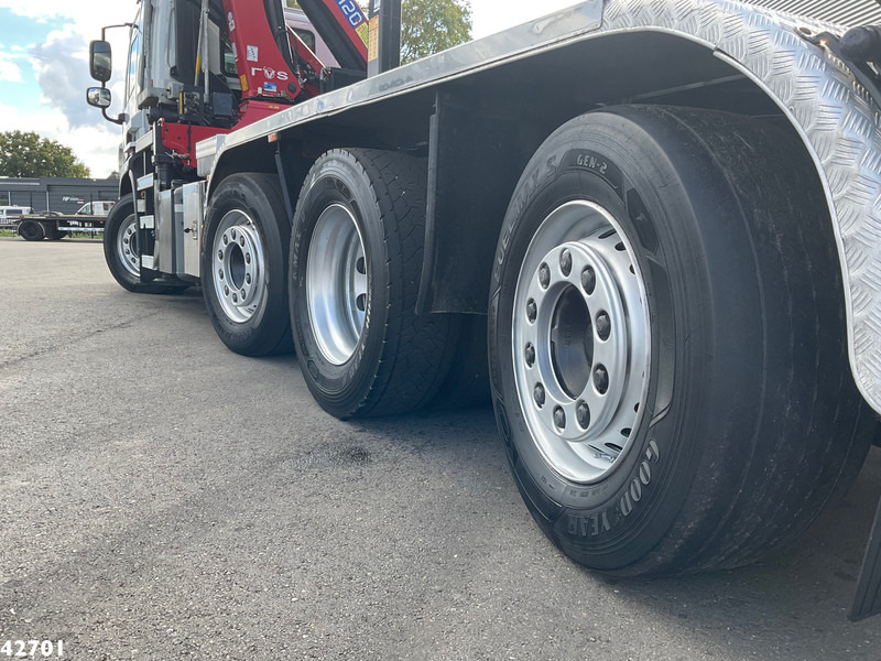 Camião polibenne, Camião grua DAF FAQ CF 400 8x2 Euro 6 HMF 21 Tonmeter laadkraan: foto 12