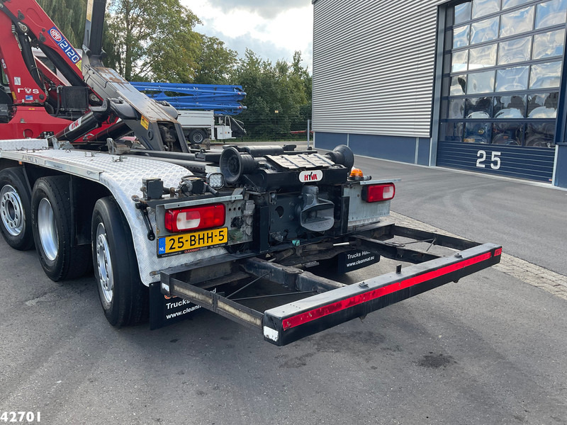 Camião polibenne, Camião grua DAF FAQ CF 400 8x2 Euro 6 HMF 21 Tonmeter laadkraan: foto 7