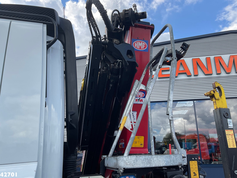 Camião polibenne, Camião grua DAF FAQ CF 400 8x2 Euro 6 HMF 21 Tonmeter laadkraan: foto 9