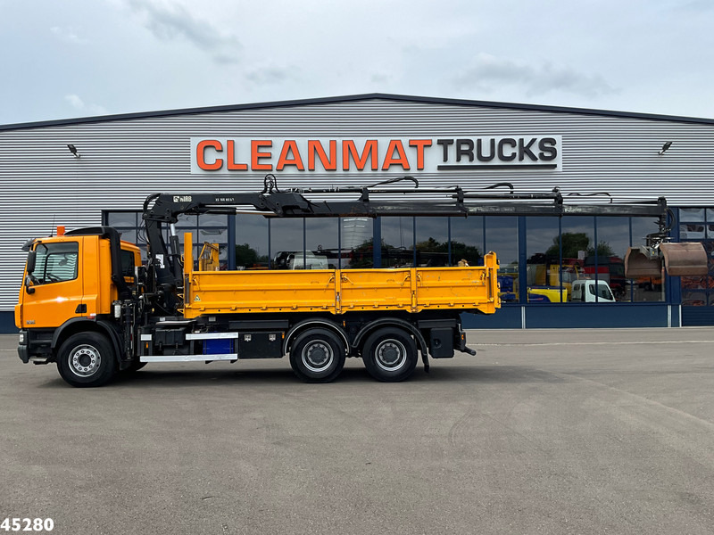 DAF FAT 75 CF 340 6x4 Manual Full steel Hiab 16 Tonmeter laadkraan - Camião basculante, Camião grua: foto 4 DAF FAT 75 CF 340 6x4 Manual Full steel Hiab 16 Tonmeter laadkraan - Camião basculante, Camião grua: foto 4