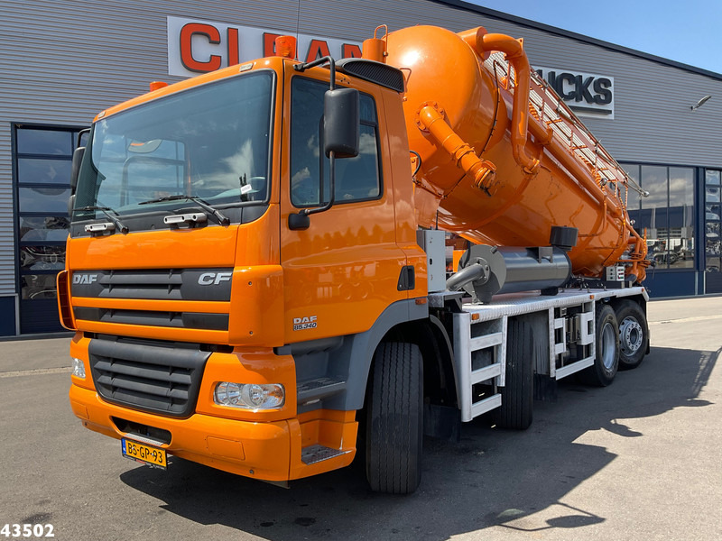 DAF FAX 85 CF 340 Droge stoffen blaas installatie Just 21.613 km! - Caminhão limpa fossa: foto 1 DAF FAX 85 CF 340 Droge stoffen blaas installatie Just 21.613 km! - Caminhão limpa fossa: foto 1