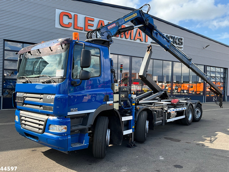 DAF FAX 85 CF 360 8x2 Euro 5 Hiab 16 Tonmeter laadkraan - Camião polibenne, Camião grua: foto 1 DAF FAX 85 CF 360 8x2 Euro 5 Hiab 16 Tonmeter laadkraan - Camião polibenne, Camião grua: foto 1