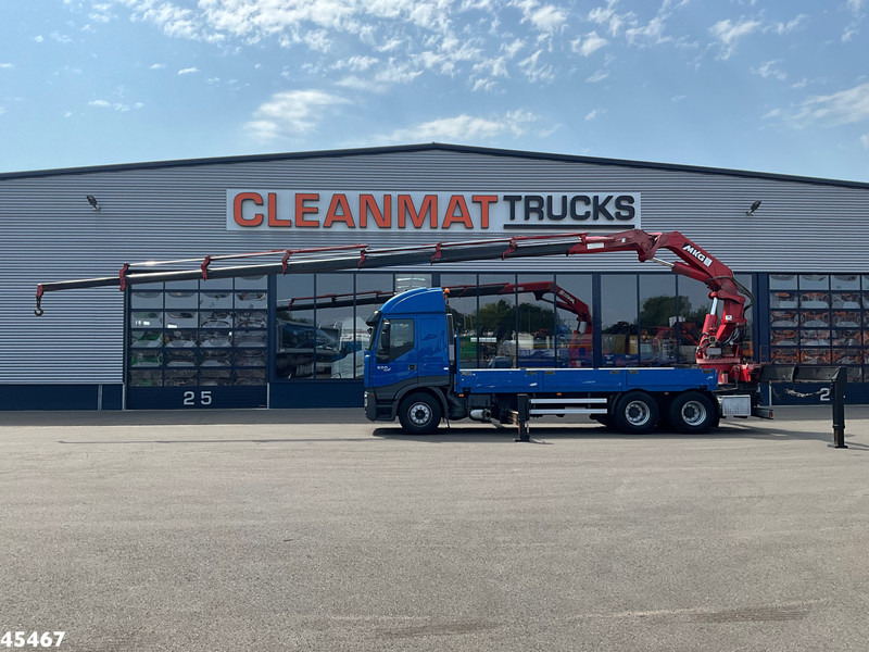 Iveco Stralis 500 6x4 MKG 54 Tonmeter laadkraan - Camião de caixa aberta/ Plataforma, Camião grua: foto 1 Iveco Stralis 500 6x4 MKG 54 Tonmeter laadkraan - Camião de caixa aberta/ Plataforma, Camião grua: foto 1