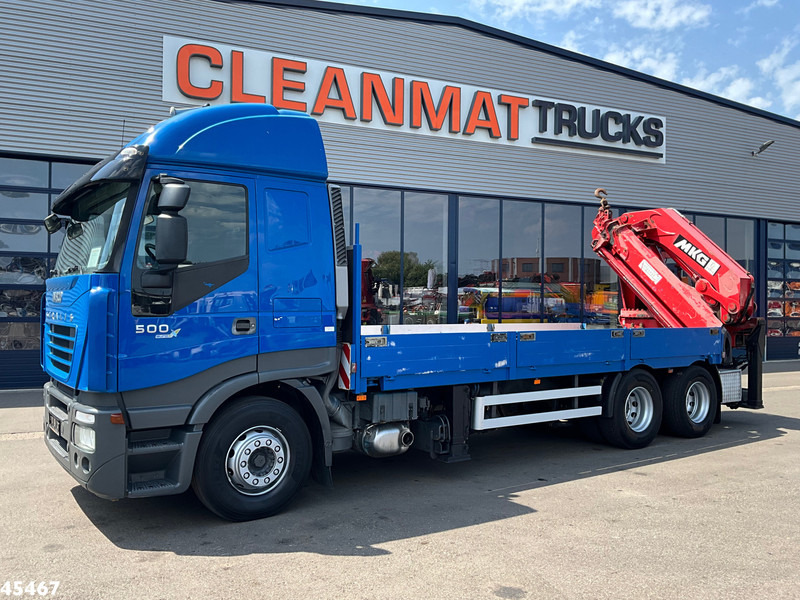 Iveco Stralis 500 6x4 MKG 54 Tonmeter laadkraan - Camião de caixa aberta/ Plataforma, Camião grua: foto 4 Iveco Stralis 500 6x4 MKG 54 Tonmeter laadkraan - Camião de caixa aberta/ Plataforma, Camião grua: foto 4