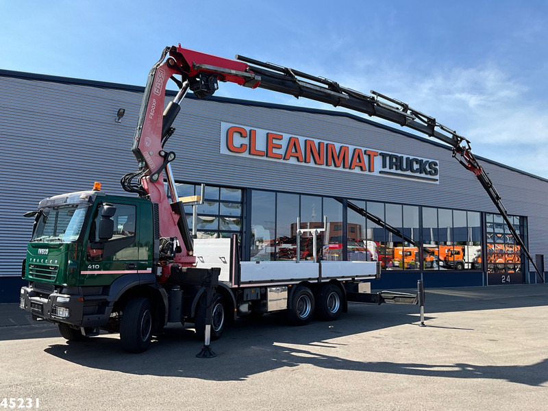 Iveco Trakker AD410T41 Fassi 80 Tonmeter laadkraan + Fly-Jib Just 80.441 Km! - Camião grua: foto 1 Iveco Trakker AD410T41 Fassi 80 Tonmeter laadkraan + Fly-Jib Just 80.441 Km! - Camião grua: foto 1