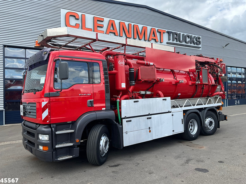 MAN TGA 26.360 Kutschke 12,5 m³ Combi Kolkenzuiger Just 168.699 km! - Caminhão limpa fossa: foto 3 MAN TGA 26.360 Kutschke 12,5 m³ Combi Kolkenzuiger Just 168.699 km! - Caminhão limpa fossa: foto 3