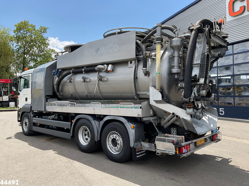 Caminhão limpa fossa MAN TGS 28.440 FFG Flensburger 12,5m³ Saug/Spul combi Waterrecycling: foto 7