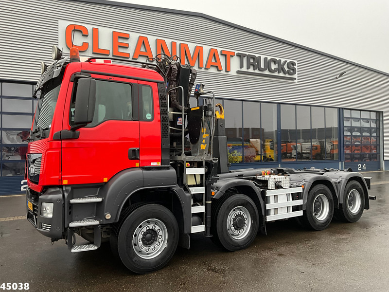 MAN TGS 35.400 8x4 Euro 6 HMF 16 Tonmeter Z-kraan - Camião polibenne, Camião grua: foto 2 MAN TGS 35.400 8x4 Euro 6 HMF 16 Tonmeter Z-kraan - Camião polibenne, Camião grua: foto 2