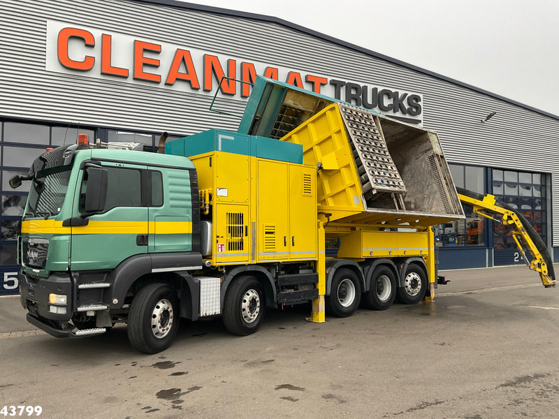 Caminhão limpa fossa MAN TGS 35.480 10x4 RSP Tridem Saugbagger 10m³: foto 7