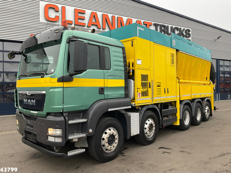 Caminhão limpa fossa MAN TGS 35.480 10x4 RSP Tridem Saugbagger 10m³: foto 6