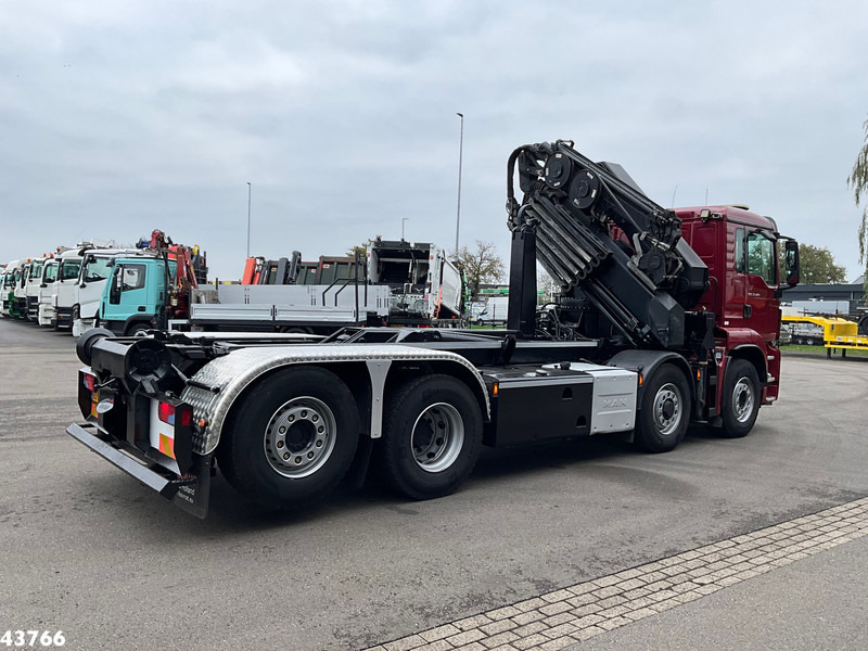 MAN TGS 35.480 8x4H Euro 6 HMF 40 Tonmeter laadkraan + Fly-Jib - Camião polibenne, Camião grua: foto 4 MAN TGS 35.480 8x4H Euro 6 HMF 40 Tonmeter laadkraan + Fly-Jib - Camião polibenne, Camião grua: foto 4