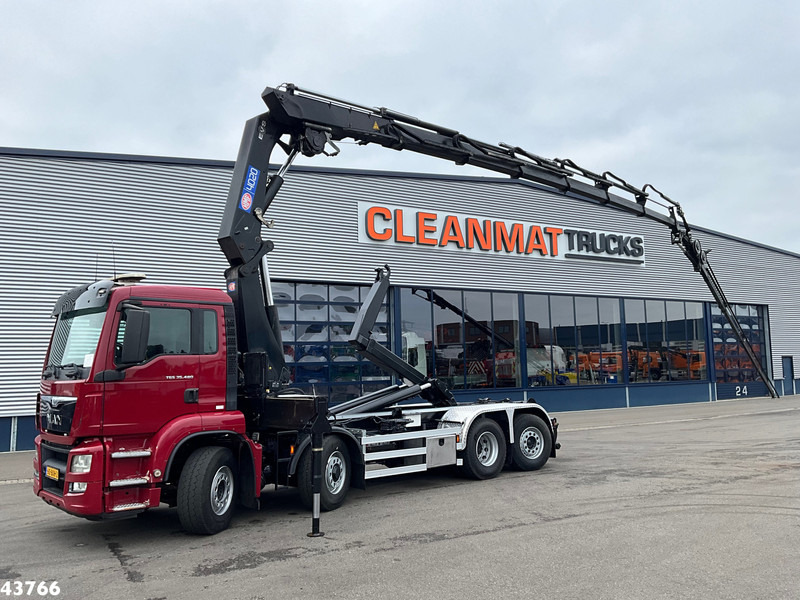 MAN TGS 35.480 8x4H Euro 6 HMF 40 Tonmeter laadkraan + Fly-Jib - Camião grua: foto 1 MAN TGS 35.480 8x4H Euro 6 HMF 40 Tonmeter laadkraan + Fly-Jib - Camião grua: foto 1