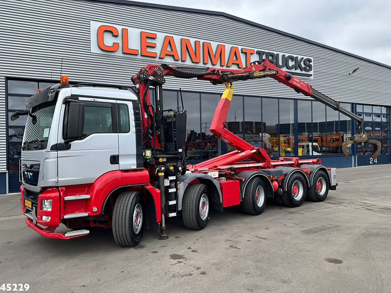 MAN TGS 41.440 10x4 Euro 6 Palfinger 17 Tonmeter Z-kraan - Camião polibenne, Camião grua: foto 1 MAN TGS 41.440 10x4 Euro 6 Palfinger 17 Tonmeter Z-kraan - Camião polibenne, Camião grua: foto 1