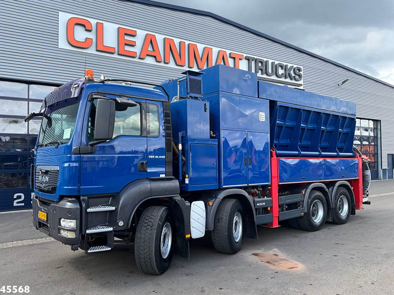 MAN TGS 41.440 8x4 Full Steel Reschwitzer 10m³ Saugbagger Just 132.502 Km! - Caminhão limpa fossa: foto 4 MAN TGS 41.440 8x4 Full Steel Reschwitzer 10m³ Saugbagger Just 132.502 Km! - Caminhão limpa fossa: foto 4