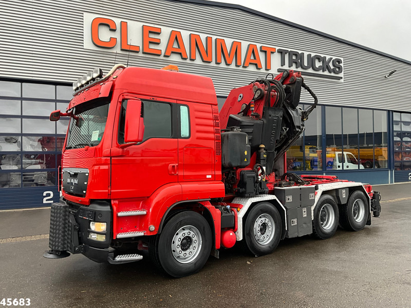 MAN TGS 41.480 8x4 ZF Intarder Fassi 130 Tonmeter laadkraan + Fly-JIb - Camião grua: foto 2 MAN TGS 41.480 8x4 ZF Intarder Fassi 130 Tonmeter laadkraan + Fly-JIb - Camião grua: foto 2