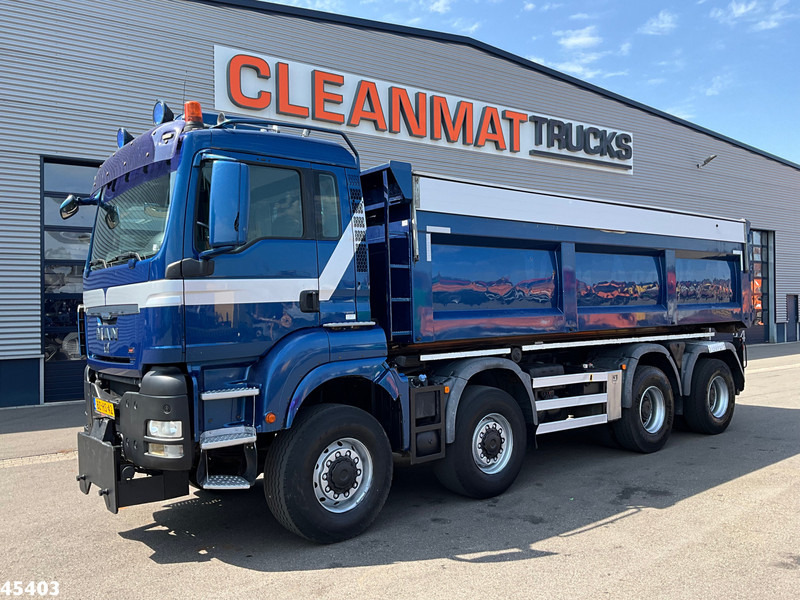 MAN TGS 43.440 8x8 HTS 30 Ton containersysteem + Vossebelt 20m³ container - Camião com sistema de cabo: foto 1 MAN TGS 43.440 8x8 HTS 30 Ton containersysteem + Vossebelt 20m³ container - Camião com sistema de cabo: foto 1