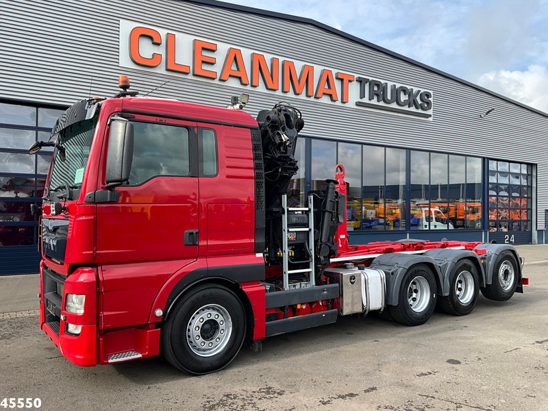 MAN TGX 35.480 8x4 Euro 6 Hiab 28 Tonmeter laadkraan - Camião polibenne, Camião grua: foto 2 MAN TGX 35.480 8x4 Euro 6 Hiab 28 Tonmeter laadkraan - Camião polibenne, Camião grua: foto 2