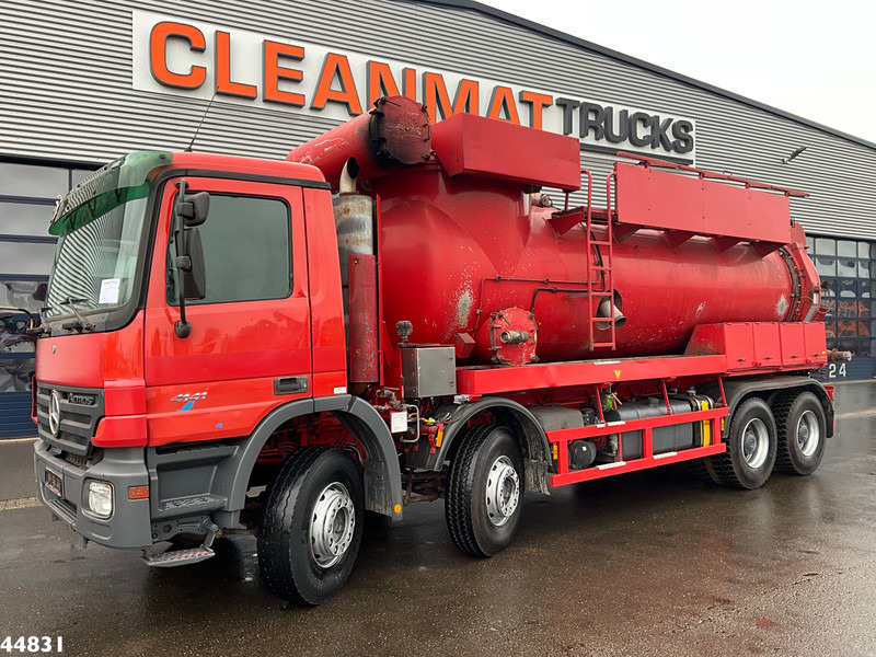 Mercedes-Benz Actros 4141 8x4 RVS Naaktgeboren drogestoffen Just 99.291 km! - Caminhão limpa fossa: foto 5 Mercedes-Benz Actros 4141 8x4 RVS Naaktgeboren drogestoffen Just 99.291 km! - Caminhão limpa fossa: foto 5