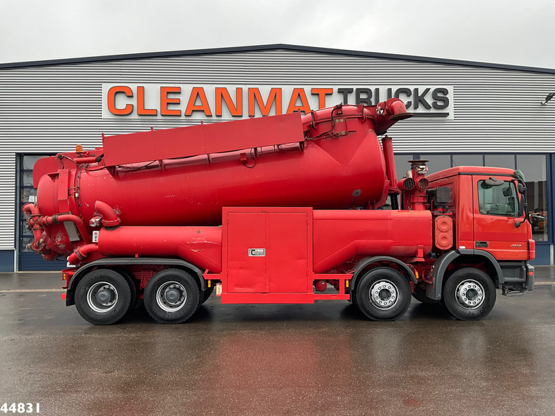 Mercedes-Benz Actros 4141 8x4 RVS Naaktgeboren drogestoffen Just 99.291 km! - Caminhão limpa fossa: foto 2 Mercedes-Benz Actros 4141 8x4 RVS Naaktgeboren drogestoffen Just 99.291 km! - Caminhão limpa fossa: foto 2