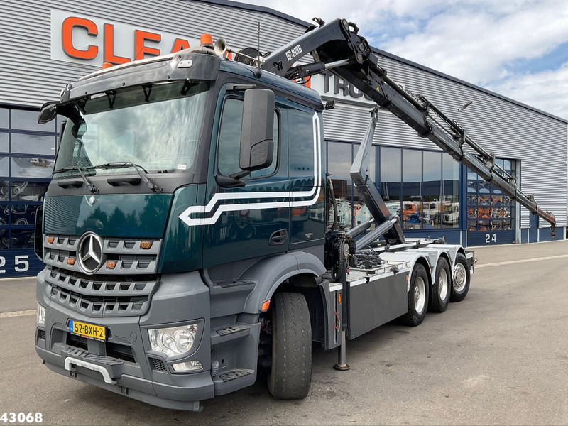 Mercedes-Benz Arocs 3251 8x4 Euro 6 Hiab 28 Tonmeter laadkraan - Camião polibenne, Camião grua: foto 1 Mercedes-Benz Arocs 3251 8x4 Euro 6 Hiab 28 Tonmeter laadkraan - Camião polibenne, Camião grua: foto 1