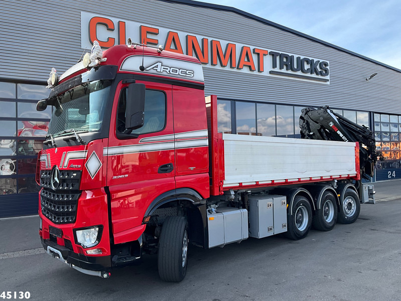 Mercedes-Benz Arocs 3263 8x4 Hiab 37 Tonmeter laadkraan + Fly-Jib - Camião basculante, Camião grua: foto 3 Mercedes-Benz Arocs 3263 8x4 Hiab 37 Tonmeter laadkraan + Fly-Jib - Camião basculante, Camião grua: foto 3