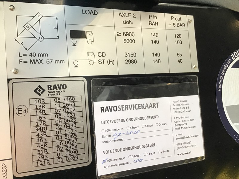 Varredora urbana Ravo 5-SERIES 580 with 3-rd brush: foto 8