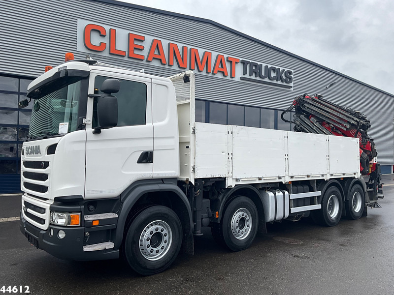 Scania G 450 8x4 Euro 6 Fassi 66 Tonmeter laadkraan + Fly-jib Just 176.555 Km! - Camião grua: foto 2 Scania G 450 8x4 Euro 6 Fassi 66 Tonmeter laadkraan + Fly-jib Just 176.555 Km! - Camião grua: foto 2