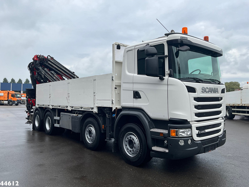 Scania G 450 8x4 Euro 6 Fassi 66 Tonmeter laadkraan + Fly-jib Just 176.555 Km! - Camião grua: foto 4 Scania G 450 8x4 Euro 6 Fassi 66 Tonmeter laadkraan + Fly-jib Just 176.555 Km! - Camião grua: foto 4