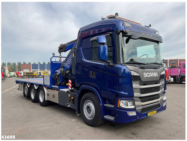Scania G 450 8x4 Fassi 45 Tonmeter laadkraan + Fly-Jib Just 151.350 km! - Camião grua: foto 3 Scania G 450 8x4 Fassi 45 Tonmeter laadkraan + Fly-Jib Just 151.350 km! - Camião grua: foto 3