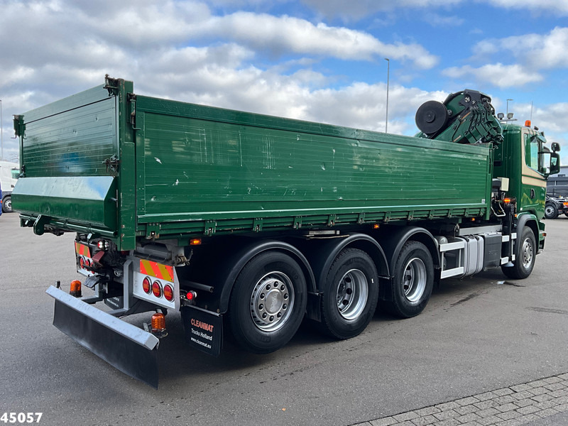 Camião basculante, Camião grua Scania G 490 8x4 Euro 6 Hiab 24 Tonmeter laadkraan: foto 7