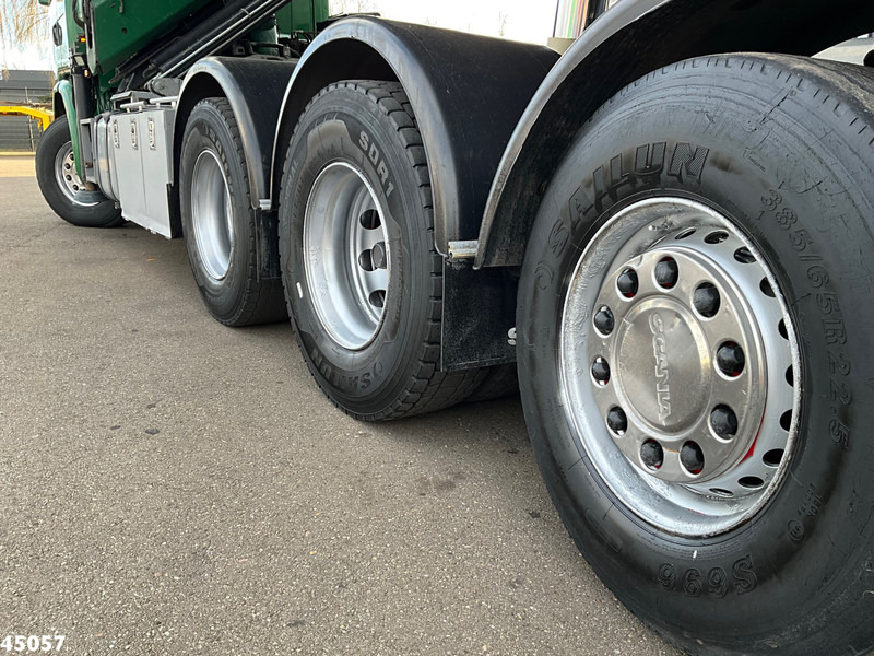 Camião basculante, Camião grua Scania G 490 8x4 Euro 6 Hiab 24 Tonmeter laadkraan: foto 11
