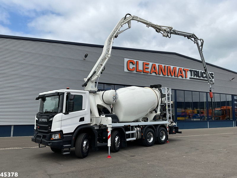 Scania P 450 XT 8x4 Euro 6 Retarder CIFA 7m³ Mixer + Pumi Pump 25 m³ NEW AND UNUSED! - Camião betoneira: foto 1 Scania P 450 XT 8x4 Euro 6 Retarder CIFA 7m³ Mixer + Pumi Pump 25 m³ NEW AND UNUSED! - Camião betoneira: foto 1