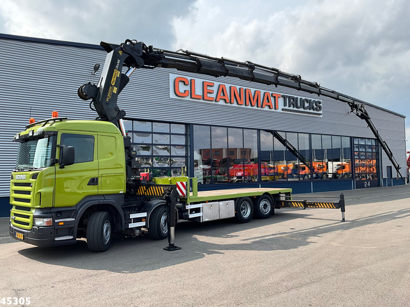 Scania R 420 8x2 manual Palfinger 85 Tonmeter laadkraan + Fly-Jib - Camião grua: foto 1 Scania R 420 8x2 manual Palfinger 85 Tonmeter laadkraan + Fly-Jib - Camião grua: foto 1