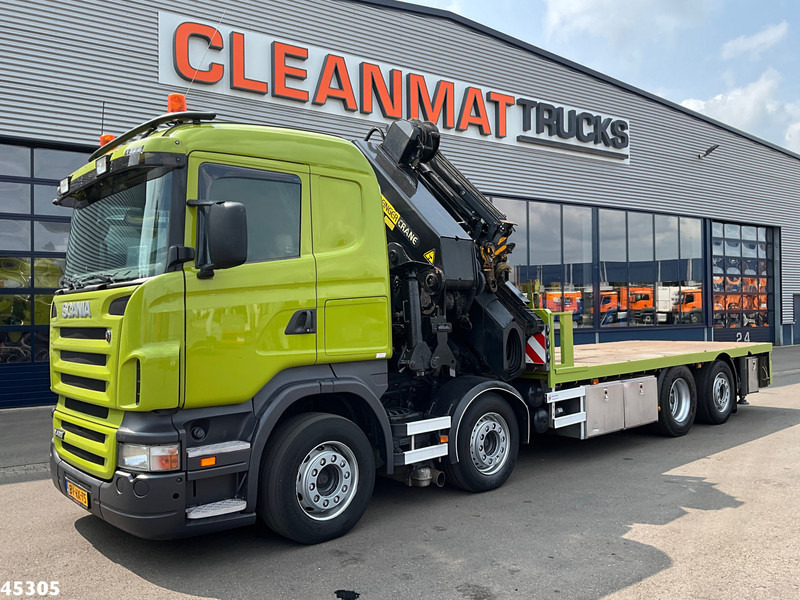 Scania R 420 8x2 manual Palfinger 85 Tonmeter laadkraan + Fly-Jib - Camião grua: foto 2 Scania R 420 8x2 manual Palfinger 85 Tonmeter laadkraan + Fly-Jib - Camião grua: foto 2