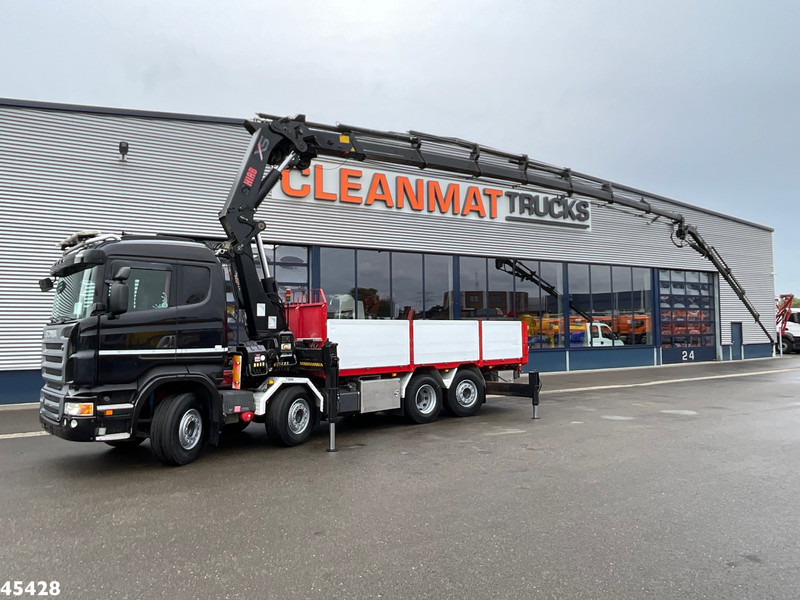 Scania R 480 8x2 Retarder Hiab 47 Tonmeter laadkraan + Fly-Jib! Just 242.931 km! - Camião grua: foto 1 Scania R 480 8x2 Retarder Hiab 47 Tonmeter laadkraan + Fly-Jib! Just 242.931 km! - Camião grua: foto 1