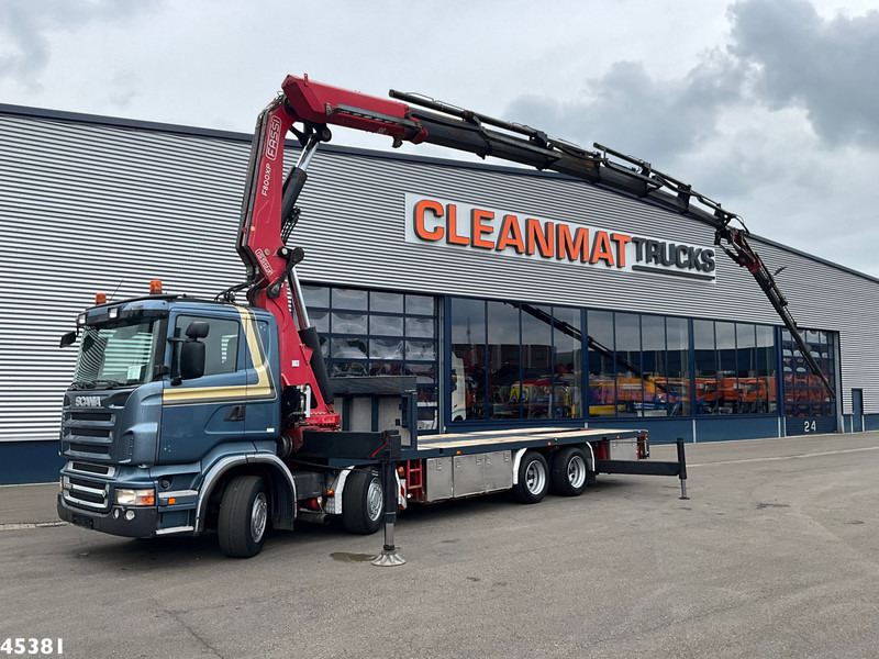 Scania R 560 V8 Fassi 80 Tonmeter laadkraan + Fly-Jib - Camião grua: foto 1 Scania R 560 V8 Fassi 80 Tonmeter laadkraan + Fly-Jib - Camião grua: foto 1