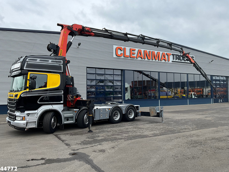 Scania R500 8x4 V8 Retarder Palfinger 53 Tonmeter laadkraan + Fly-Jib - Tractor: foto 1 Scania R500 8x4 V8 Retarder Palfinger 53 Tonmeter laadkraan + Fly-Jib - Tractor: foto 1